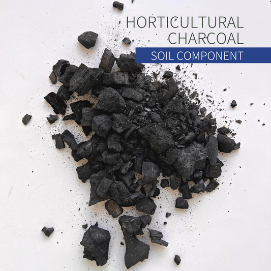 A pile of activated horticultural charcoal.