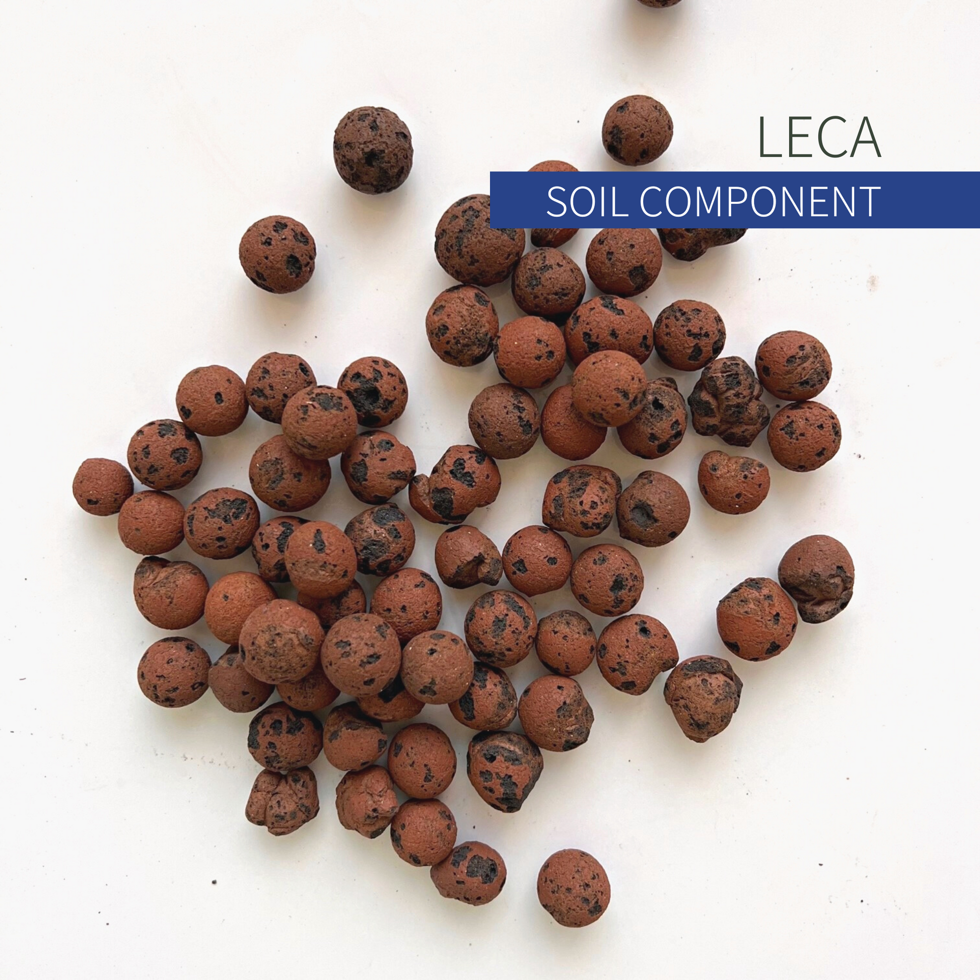 A pile of brown circular shaped leca/clay balls.